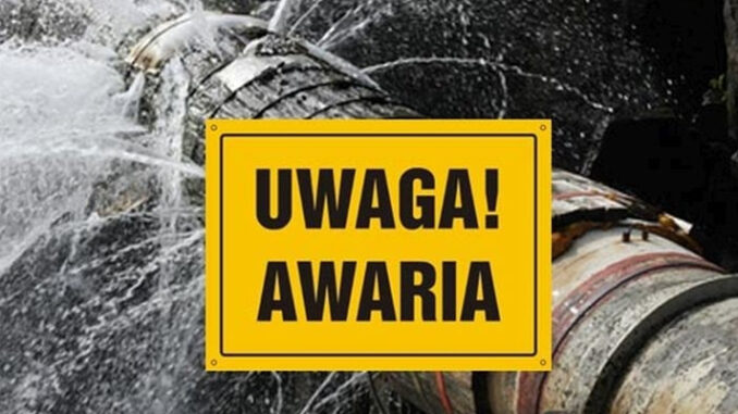 awaria wodociągu